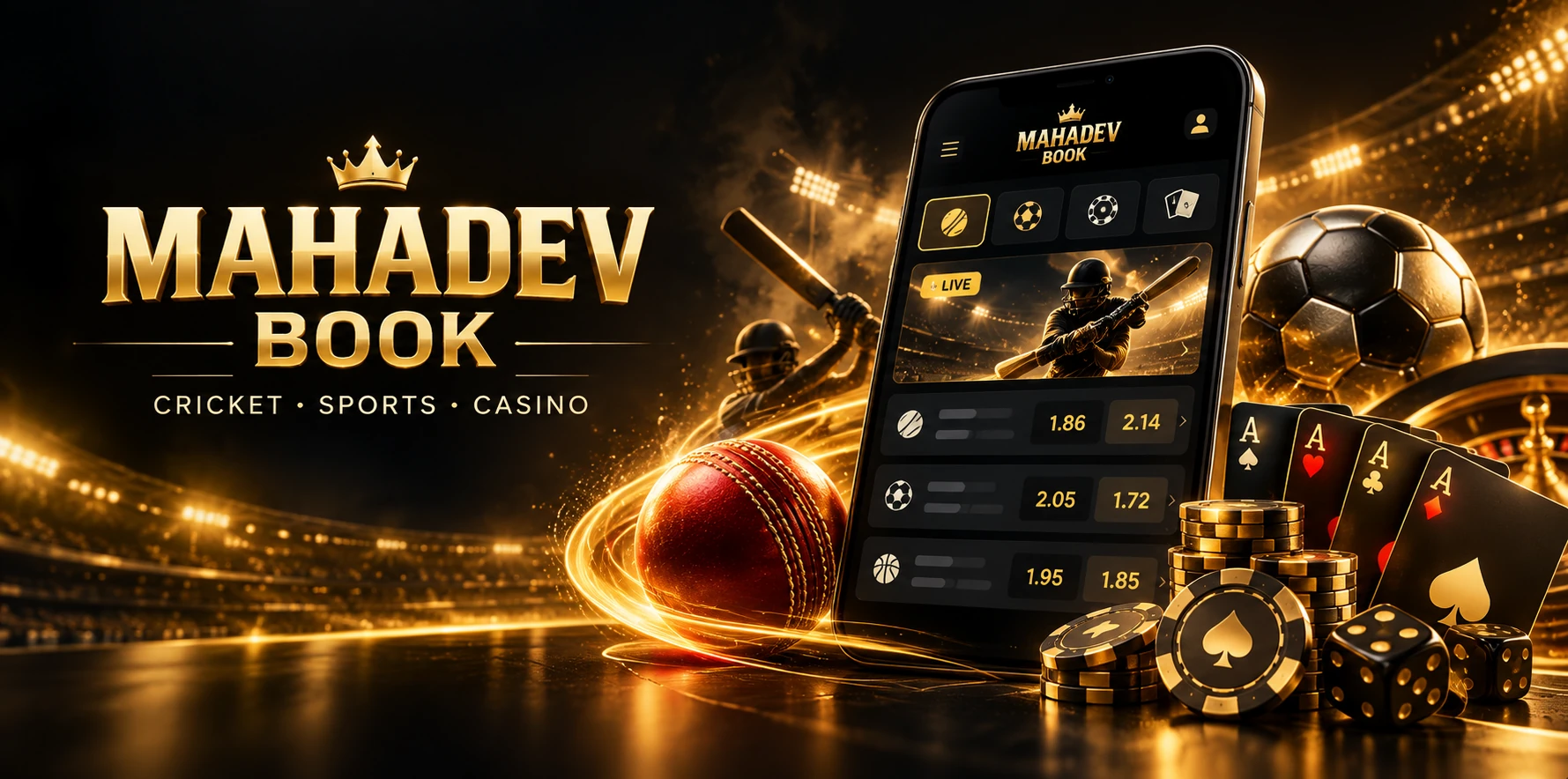 Mahadev Book online betting ID for cricket sports and casino