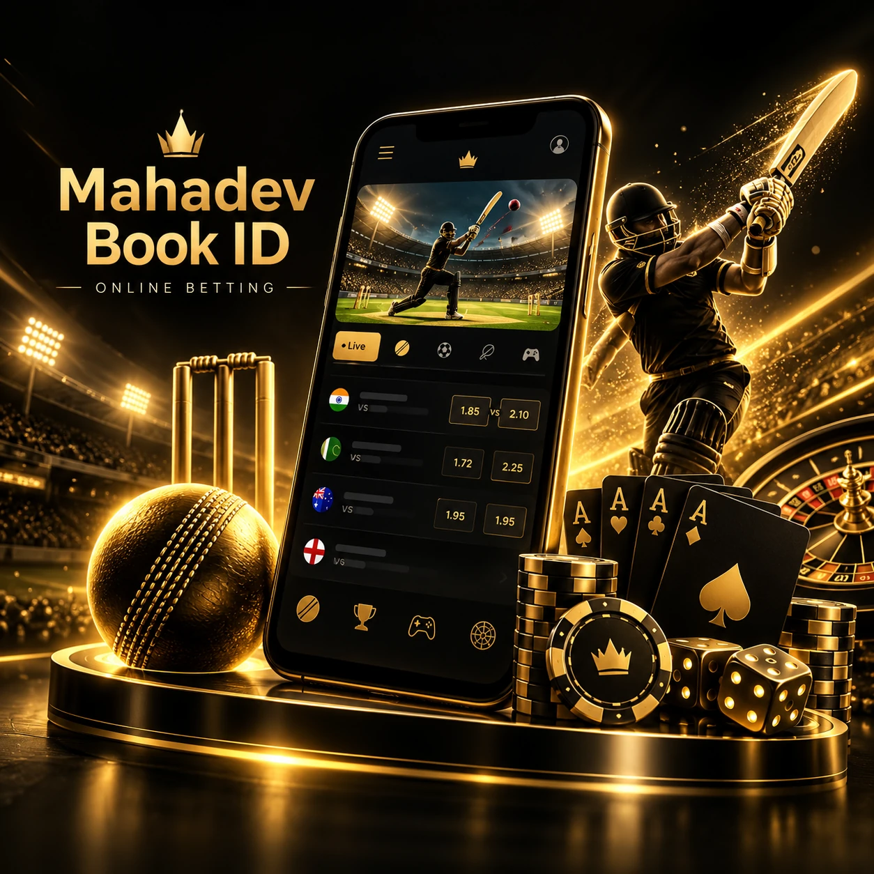 Mahadev Book ID online cricket betting and casino